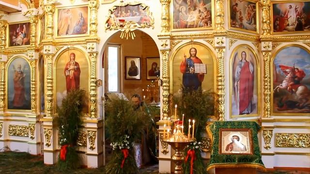 Троицкая церковь в селе Белый Яр на Праздник Святой Троицы 19 06 2016г смотреть онлайн