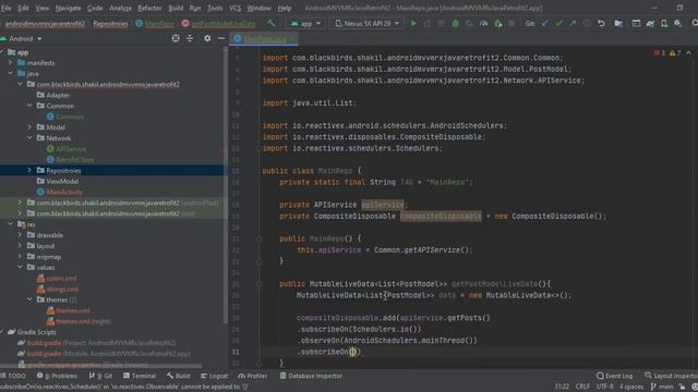 Android Development Tutorial : MVVM RxJava Retrofit2 REST API смотреть онлайн
