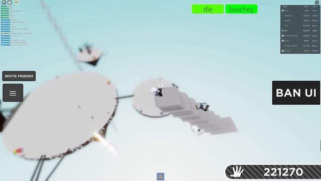 USING ADMIN TO BUILD A FLYING FORTRESS | Roblox Slap Battles смотреть онлайн