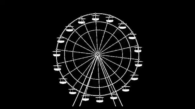 FERRIS WHEEL BLACK WHITE смотреть онлайн