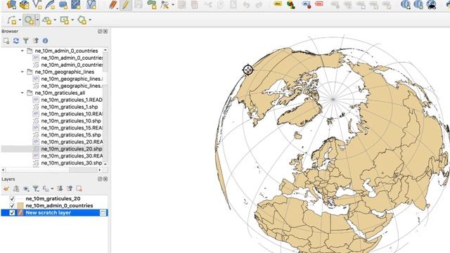 How to create orthographic maps in QGIS смотреть онлайн