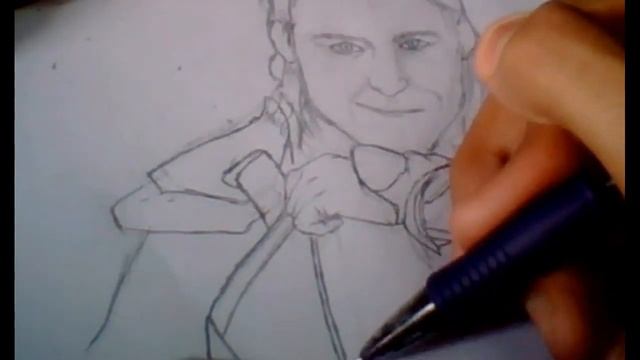 Drawing Loki from Disney Plus show (sketch) смотреть онлайн