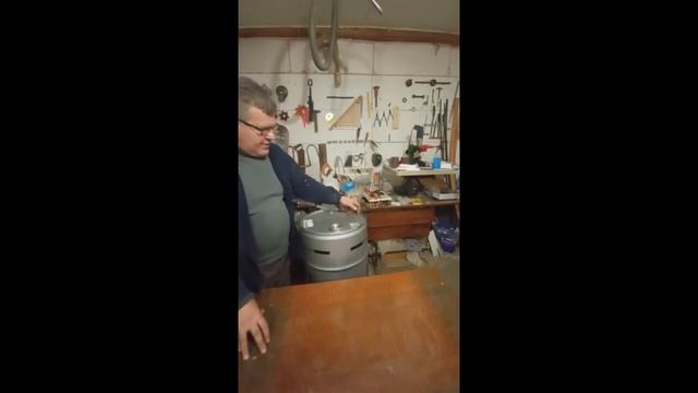 Самодельный циклон для домашней мастерской. Начало. смотреть онлайн