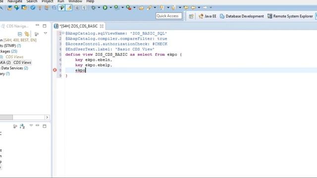 ABAP HANA: Create a Basic CDS View in eclipse смотреть онлайн