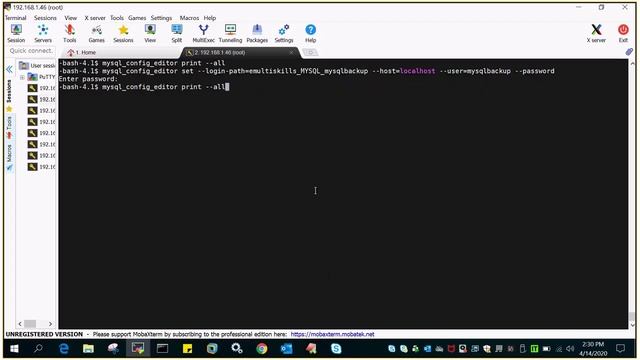 MySQL : mysqldump database backup смотреть онлайн