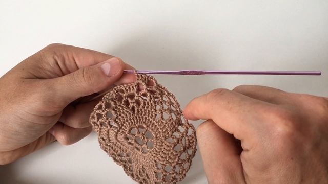 Квадратный мотив крючком, скатерть крючком. смотреть онлайн