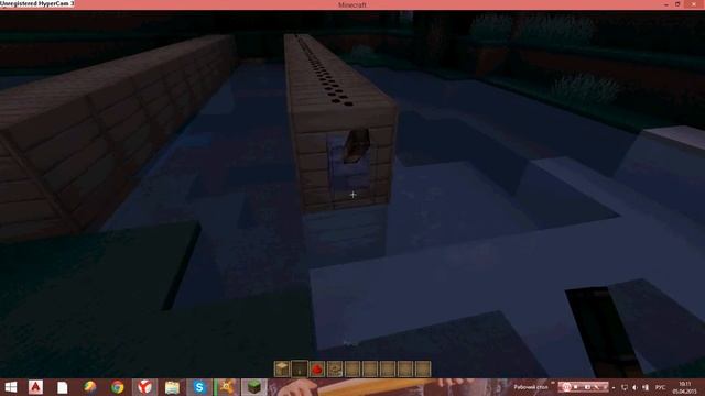 Как построить раздвижной мост в Minecraft смотреть онлайн