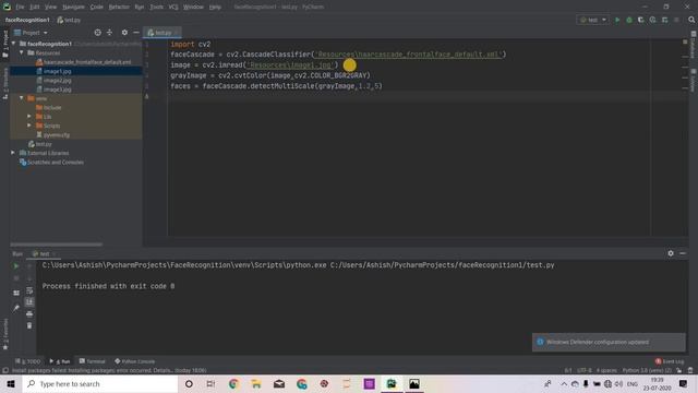 Face Recognition from Image Using python OpenCv смотреть онлайн