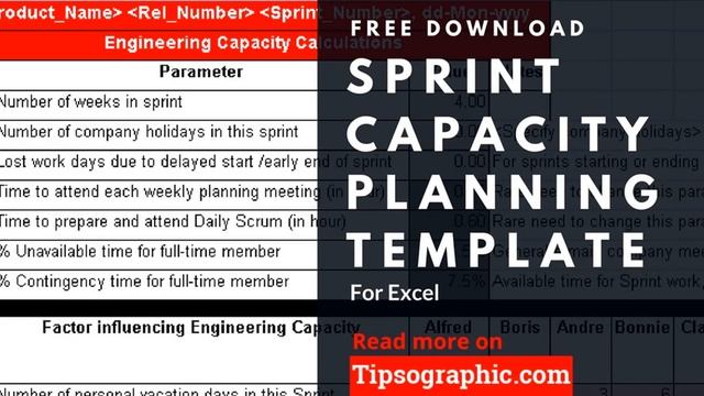 Sprint Capacity Planning Template for Excel, Free Download ? http://bit.ly/2mReZOv смотреть онлайн