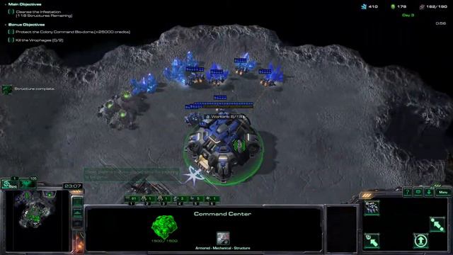 StarCraft 2 - Mobius Mod - Wings of Liberty 11 - Outbreak смотреть онлайн