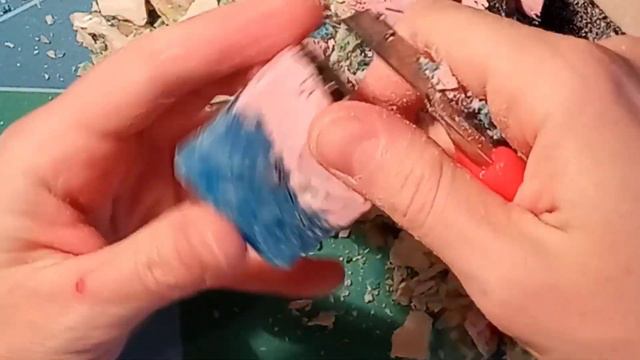 сет из залипушек / резка сухого мыла / резка носиком / крупная резка / asmr soap / soap cutting смотреть онлайн