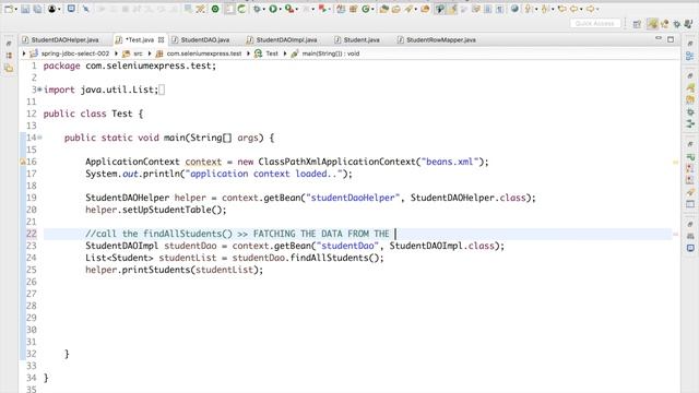 Spring CRUD - Read | How to write a custom RowMapper? | Spring Jdbc Select | BeanPropertyRowmapper смотреть онлайн