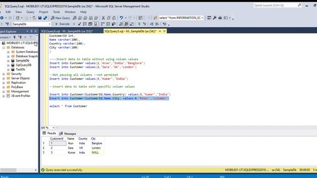 How to Insert ,update,delete table data through queries смотреть онлайн