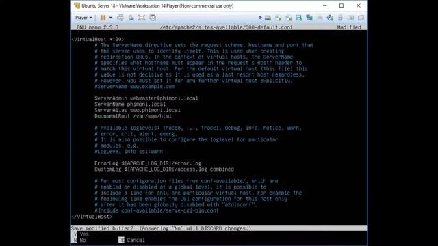 Configuración Apache2+php+dns-Ubuntu server 18 смотреть онлайн