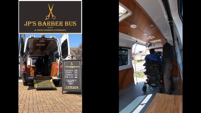 JP Barber Bus - Mobile Wheelchair Accessible Barbers Bus in Kent (UK) смотреть онлайн