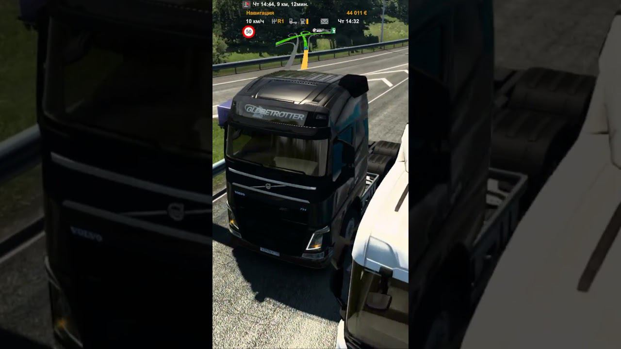 Ошибки на дороге: проехал поворот | Euro Truck Simulator 2 смотреть онлайн
