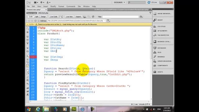 8 1 Create Product Table Initialize Pages Writing Code of Product Class смотреть онлайн