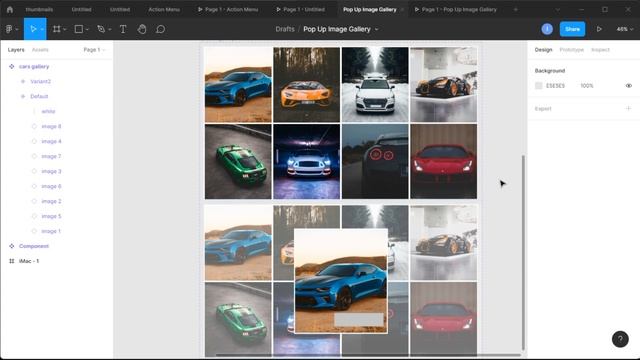 Animated Overlay Pop up Image Gallery In Figma | Advanced Figma Prototyping (2022) смотреть онлайн