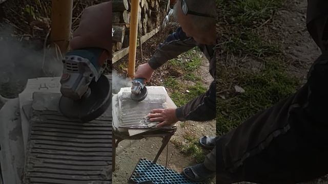 Очищаем плитку от старого клея. смотреть онлайн