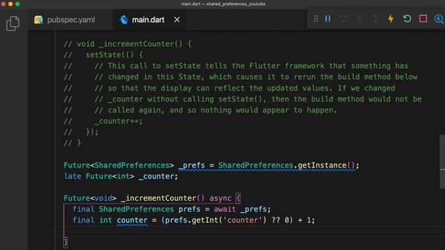 Shared Preferences - How To Persist State - Flutter Crash Course смотреть онлайн
