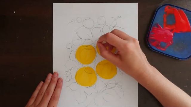 Мой блог о Петриковской росписи. Выпуск №23: "Легко и быстро нарисовать калину" смотреть онлайн