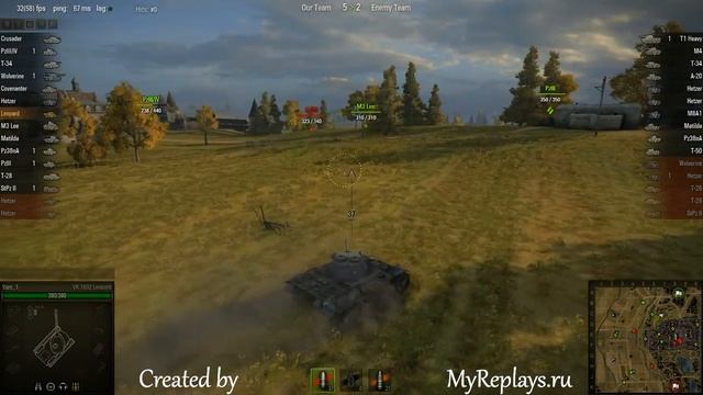 WOT: Siegfried Line - VK 1602 Leopard смотреть онлайн