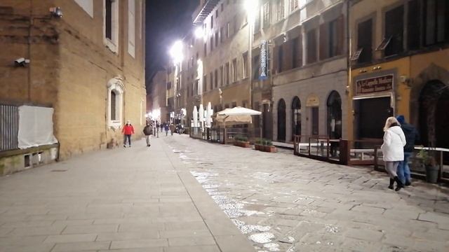 ИТАЛИЯ/Прогулка по вечерней Флоренции/Piazza San Lorenzo/Capelli Medici