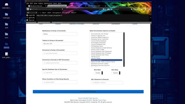 SQLMAP Web GUI - Demo #1 смотреть онлайн