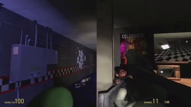СТРАШНАЯ НОЧЬ В Garry's mod Five nights at freddy's Mod смотреть онлайн