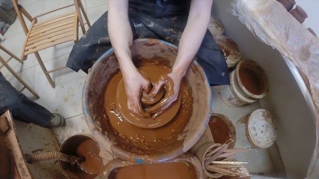 Керамическая посуда на гончарном круге своими руками смотреть онлайн