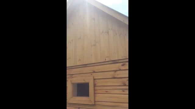 Отзыв от клиента. Баня 4х2 м из бруса. смотреть онлайн