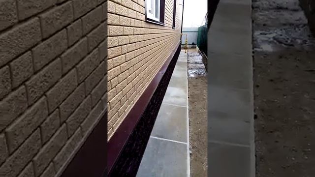 Законченный фасад дома из панелей стоун хаус, в городе Ноябрьск смотреть онлайн