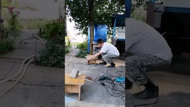 Как сделать полку в туалете на даче смотреть онлайн