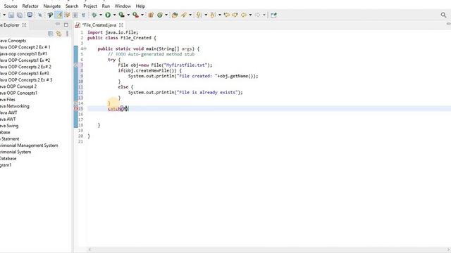 File Handling in Java | Create File in Java | Lecture # 51 | Learn Programming смотреть онлайн