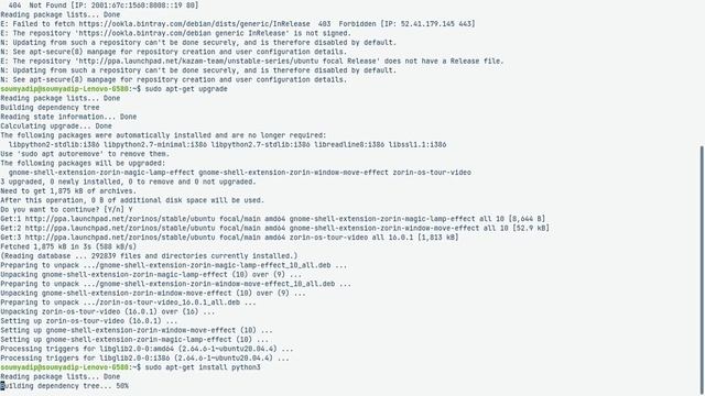 python install in linux (test video) смотреть онлайн