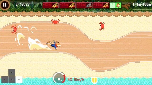 Google Doodle Champion Island Games Marathon 400m 0:35:73 смотреть онлайн
