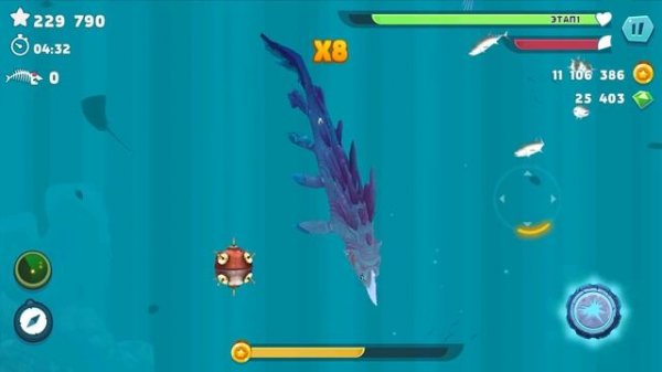 Акула ИЛЛЮМИНИТ в Hungry Shark Evolution #5 Обновление. Кид в хангри Шарк Эволюшн на крутилкины