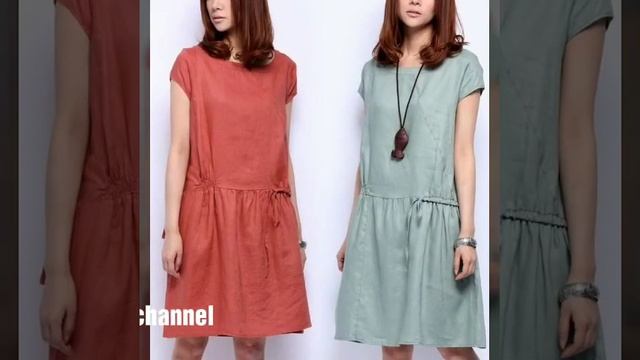 Simply Stylish And Trendy Designer Casual Wear Cotton Shift Dresses 2021 смотреть онлайн