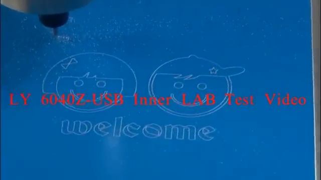 LY CNC 6040Z-USB Version engraving machine,3 Axis Inner LAB TEST Video смотреть онлайн