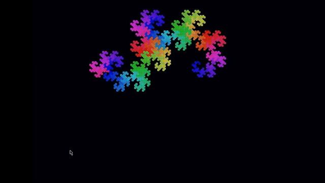 Фрактал дракон Залипательное видео! смотреть онлайн