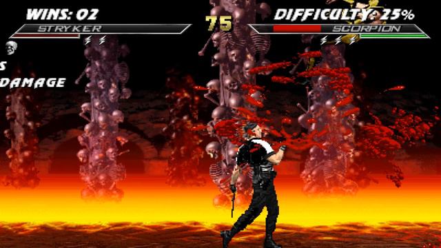 Mortal Kombat - Mad Blood 6.0 - Striker MKP MUGEN Retro Fighting Game Session смотреть онлайн