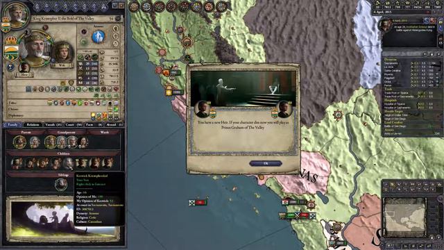 Let's Play Crusader Kings 2 - After the End - The Valley Kingdom 26 смотреть онлайн