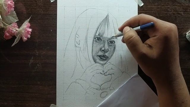 Girl with long soft hair | pencil drawing female figure Vicky pencil drawing | female figure drawin смотреть онлайн