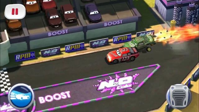 Cars Fast As Lightning: All Race Tracks In Single Character - Chick Hicks *Long Video*
