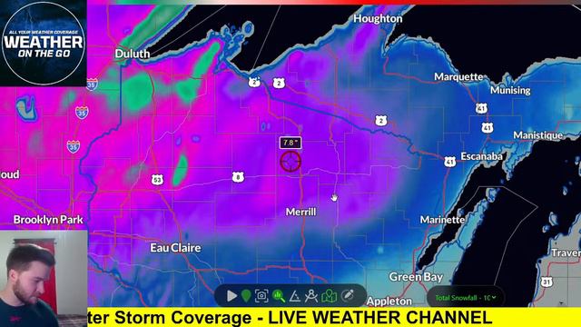SPRING 2024 - March 24th Winter Storm Coverage... смотреть онлайн