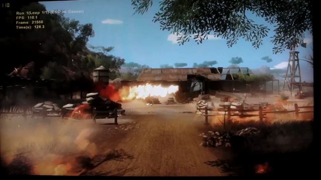 FAR CRY 2 BENCHMARK DX10 ULTRA 1920X1080 4XAA 2X GTX 570 SLI @850MHz CORE i7-860 @4.0GHz смотреть онлайн