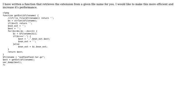 Code Review: Give function get file extension for you (2 Solutions!!) смотреть онлайн