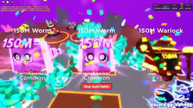 150M EVENT EGG!! HATCHING INSANE NEW PETS!! - Clicker Simulator (Roblox) смотреть онлайн