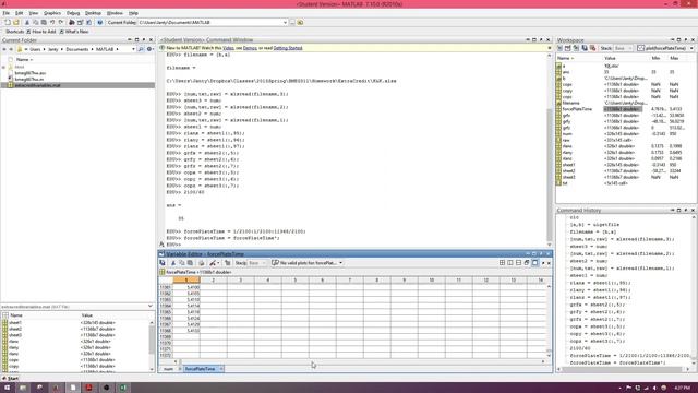 Excel Data in Matlab смотреть онлайн