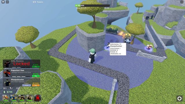 ТРИО Продвинутый Челлендж в Roblox Tower Blitz